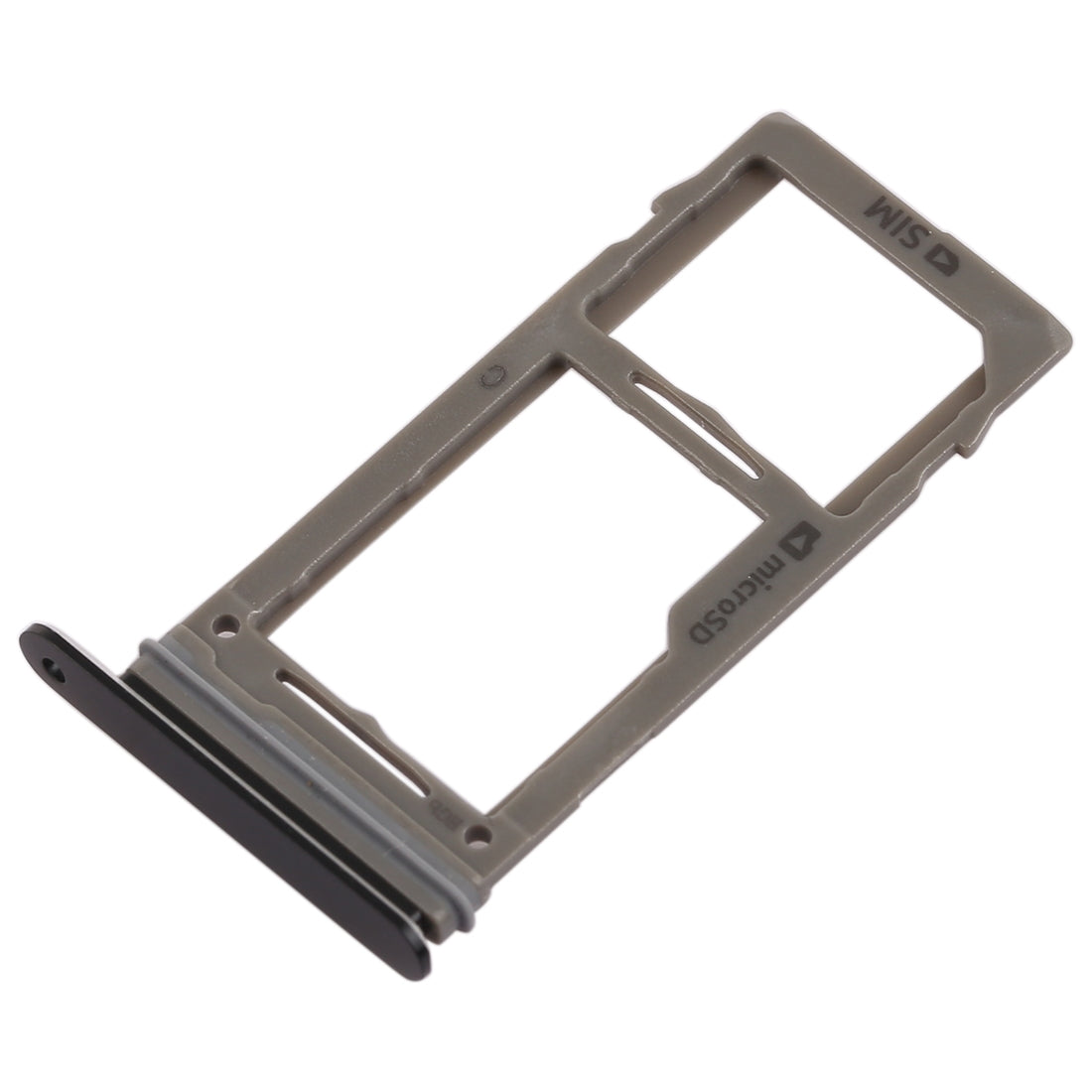 For Galaxy Note9 SIM Card Tray +  Micro SD Card Tray (Black)