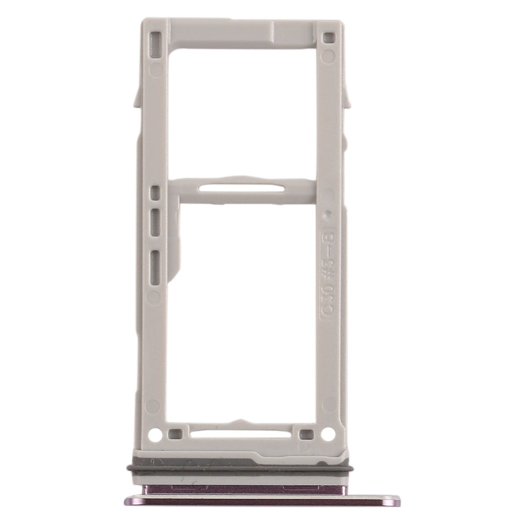 For Galaxy Note9 SIM Card Tray + SIM Card Tray / Micro SD Card Tray (Purple)