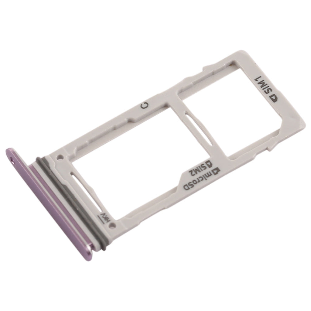 For Galaxy Note9 SIM Card Tray + SIM Card Tray / Micro SD Card Tray (Purple)