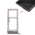 For Galaxy Note9 SIM Card Tray + SIM Card Tray / Micro SD Card Tray (Purple)