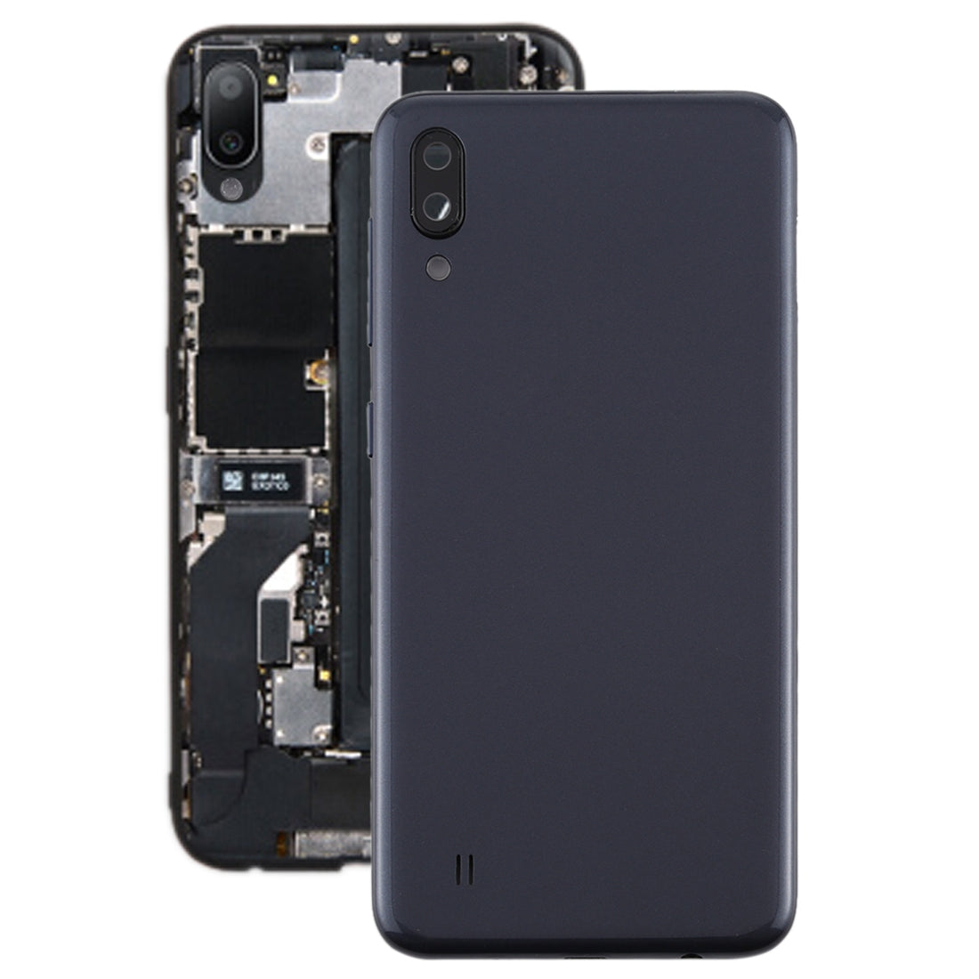 For Galaxy M10 Battery Back Cover (Grey)