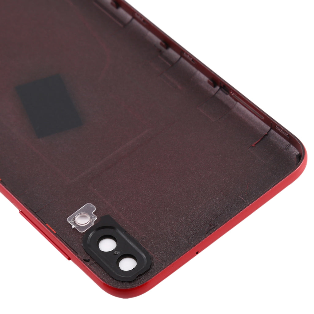 For Galaxy M10 Battery Back Cover (Red)
