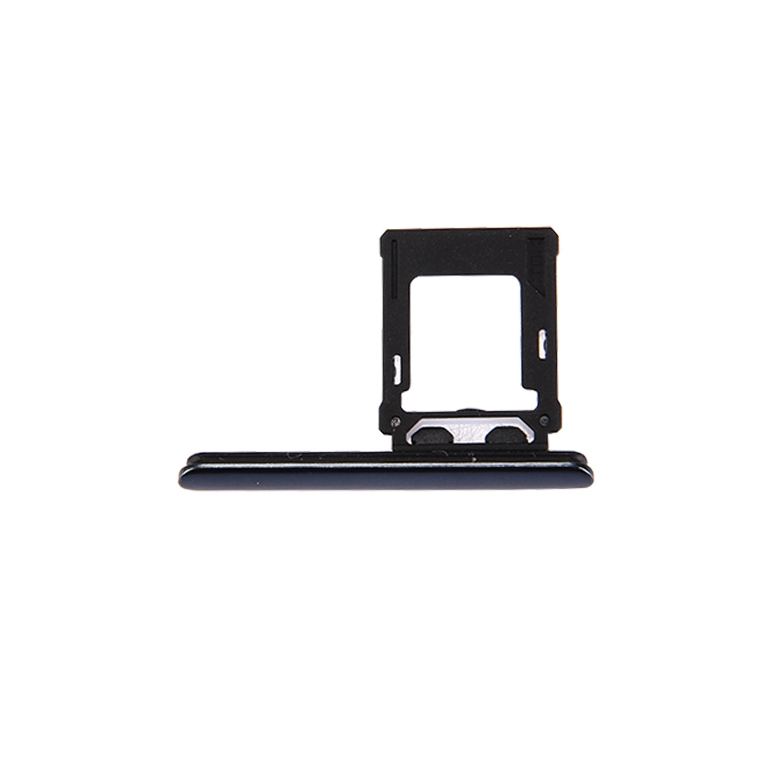 Micro SD / SIM Card Tray + Card Slot Port Dust Plug for Sony Xperia XZ Premium (Dual SIM Version)(Black)