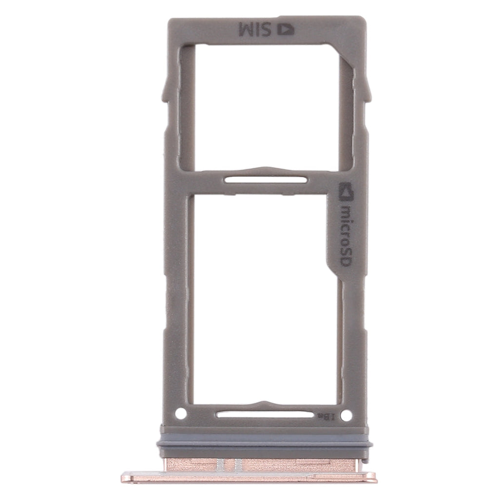 For Samsung Galaxy S10+ / S10 / S10e SIM Card Tray + Micro SD Card Tray (Rose Gold)