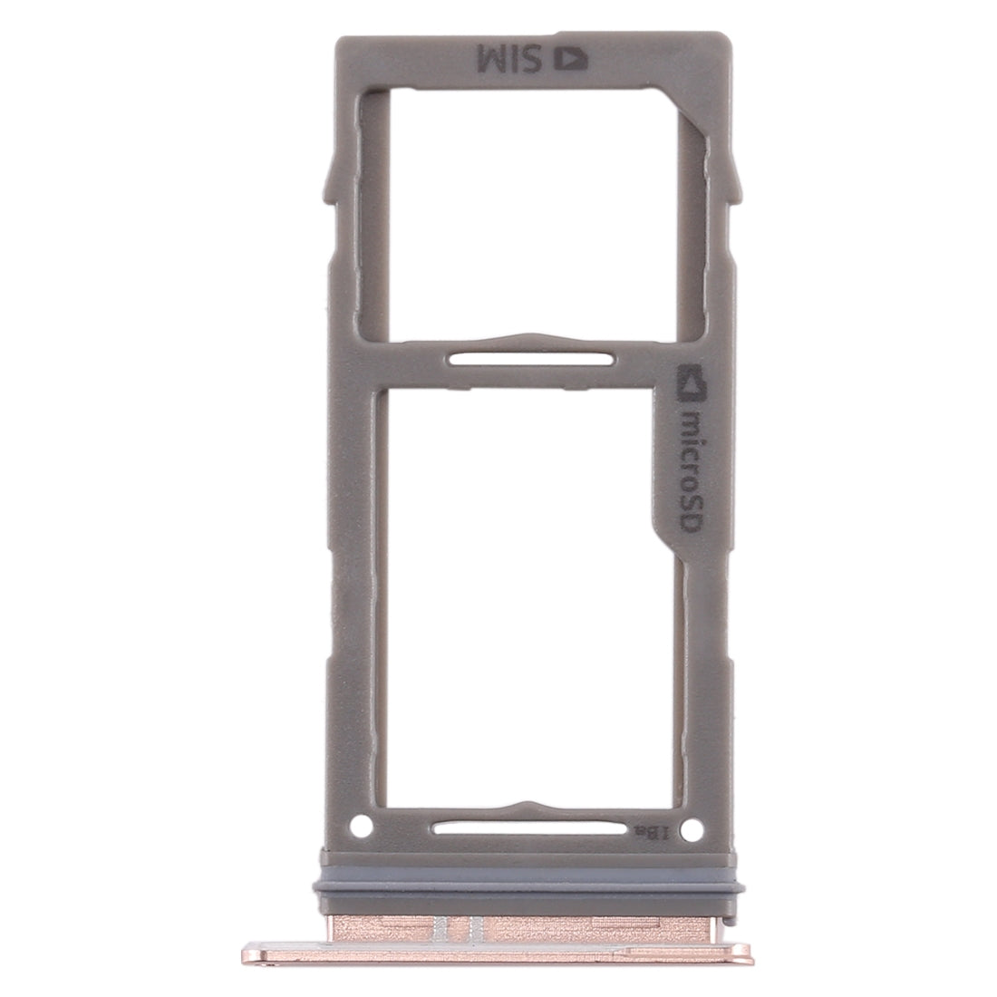 For Samsung Galaxy S10+ / S10 / S10e SIM Card Tray + Micro SD Card Tray (Rose Gold)