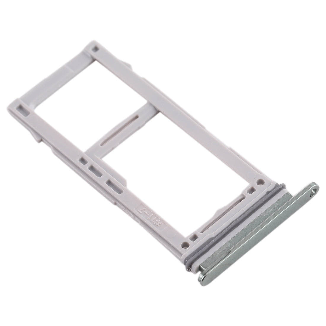 For Galaxy S10+ / S10 / S10e SIM Card Tray + SIM Card Tray / Micro SD Card Tray (Green)