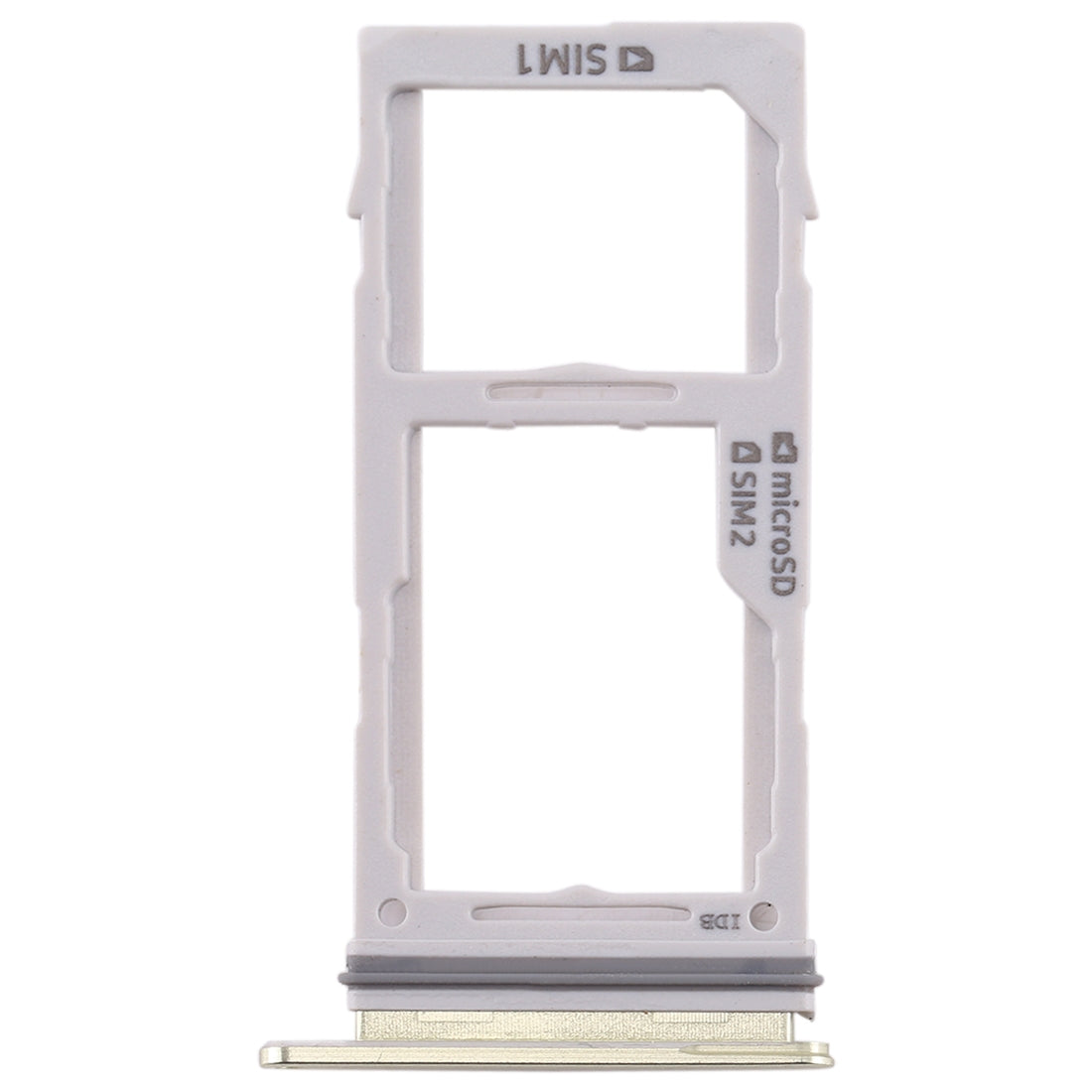 For Galaxy S10+ / S10 / S10e SIM Card Tray + SIM Card Tray / Micro SD Card Tray(Gold)