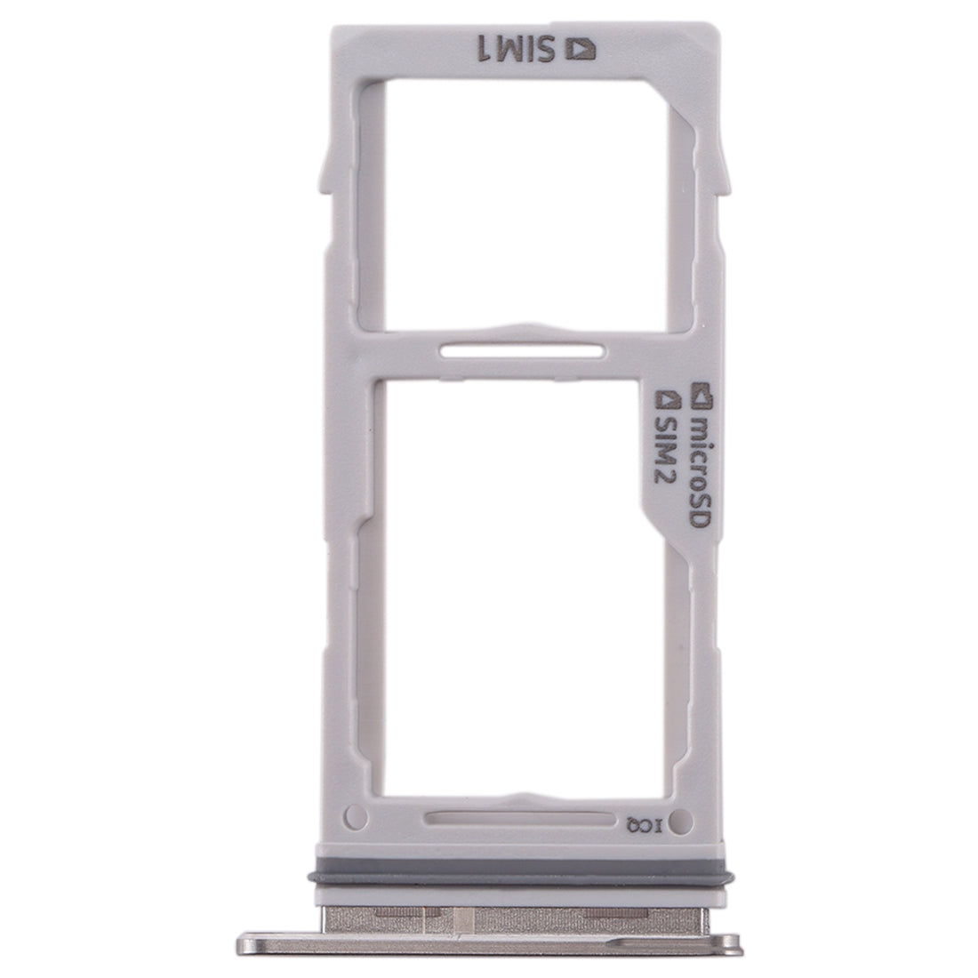 For Galaxy S10+ / S10 / S10e SIM Card Tray + SIM Card Tray / Micro SD Card Tray (White)
