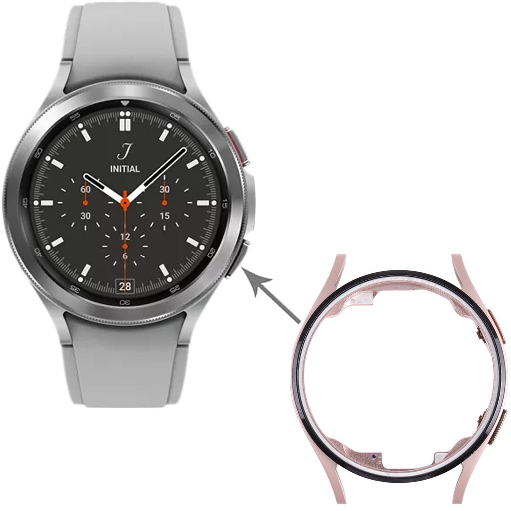 Original LCD Screen Frame Bezel Plate For Samsung Galaxy Watch4 40mm SM-R860 R865(Gold)