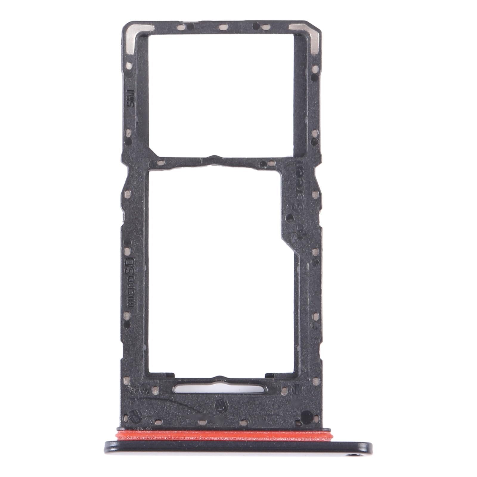 For Samsung Galaxy A14 5G SM-A146U  Original SIM Card Tray + Micro SD Card Tray (Black)