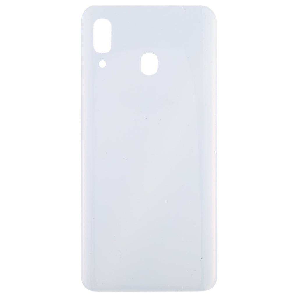 For Galaxy A30 SM-A305F/DS, A305FN/DS, A305G/DS, A305GN/DS Battery Back Cover (White)