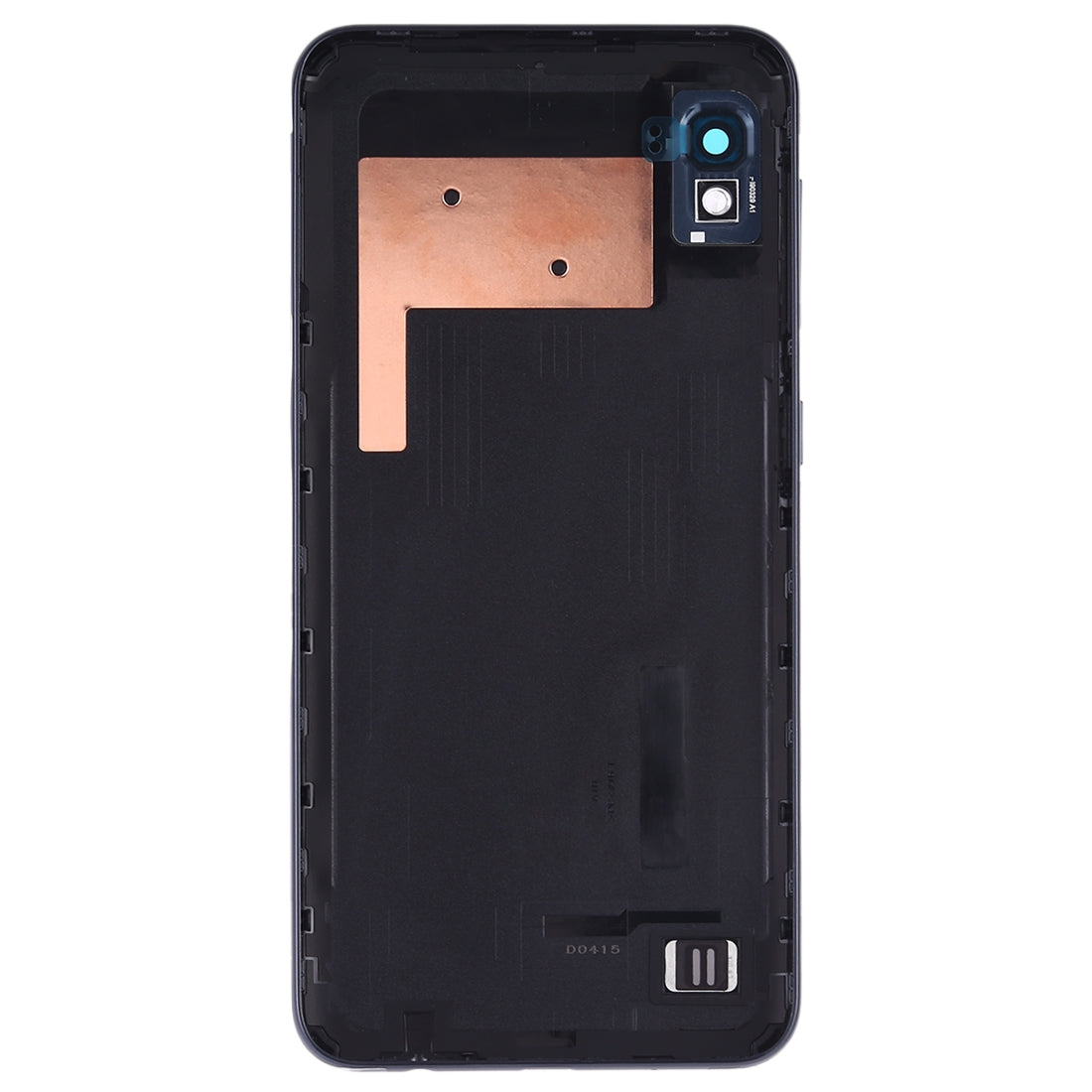For Galaxy A10 SM-A105F/DS, SM-A105G/DS Battery Back Cover with Camera Lens Frame & Side Keys (Black)