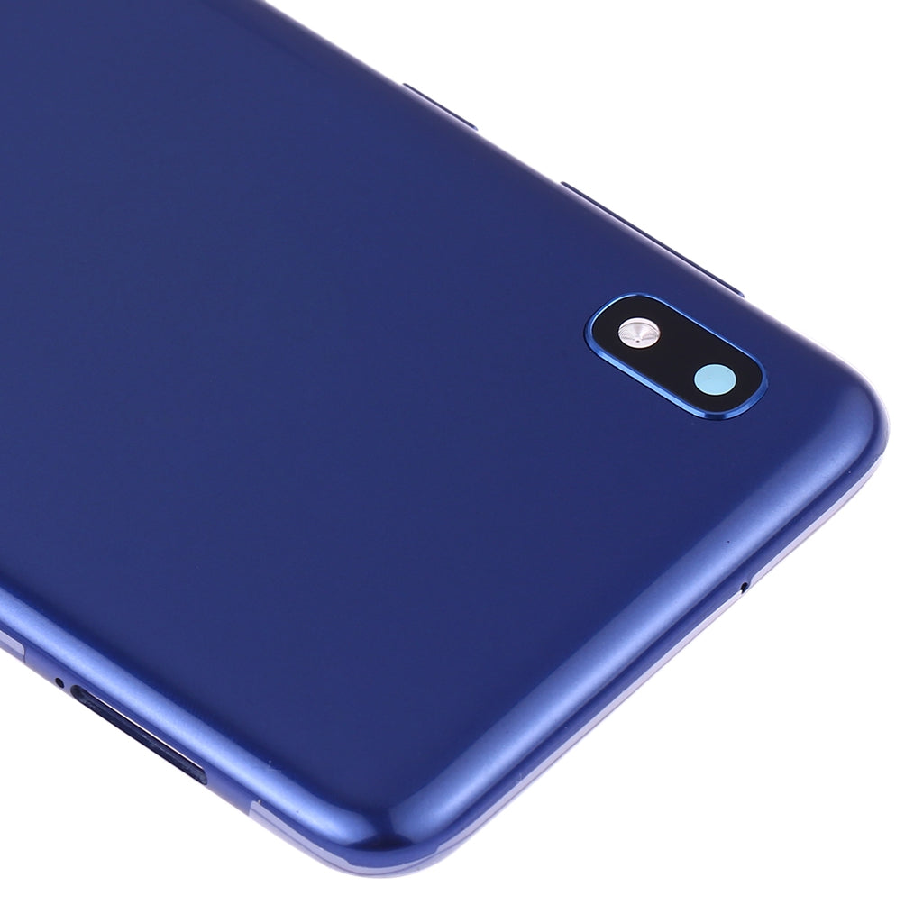 For Galaxy A10 SM-A105F/DS, SM-A105G/DS Battery Back Cover with Camera Lens Frame & Side Keys (Blue)