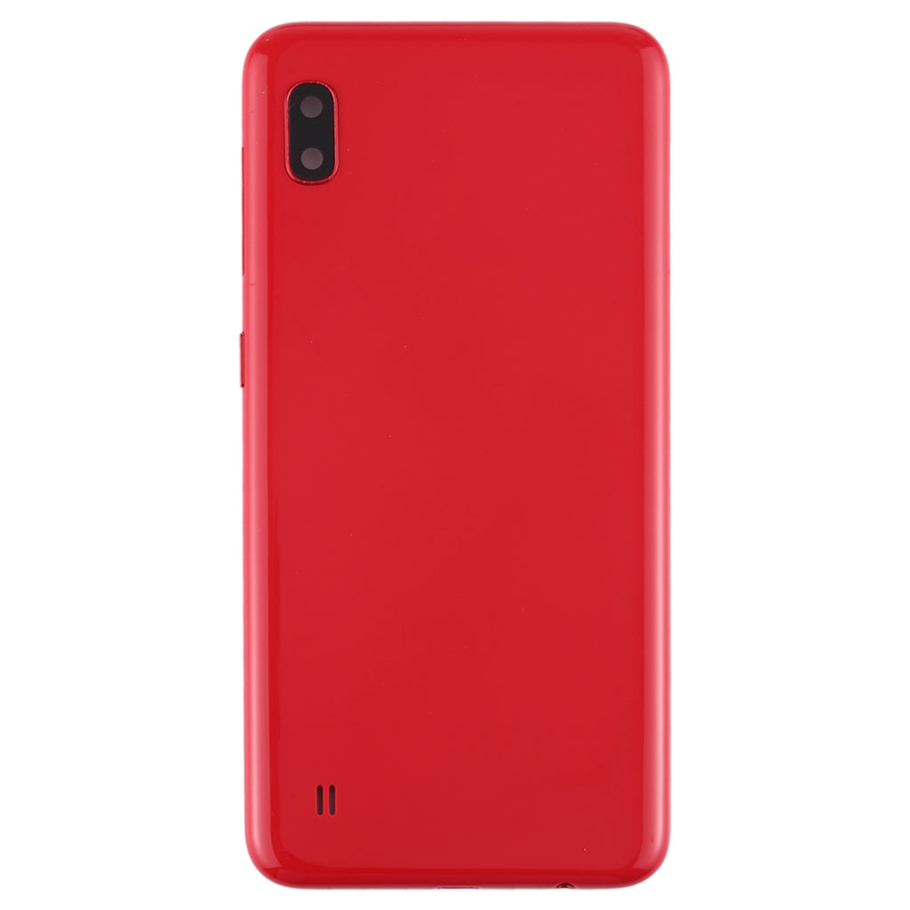 For Galaxy A10 SM-A105F/DS, SM-A105G/DS Battery Back Cover with Camera Lens Frame & Side Keys (Red)