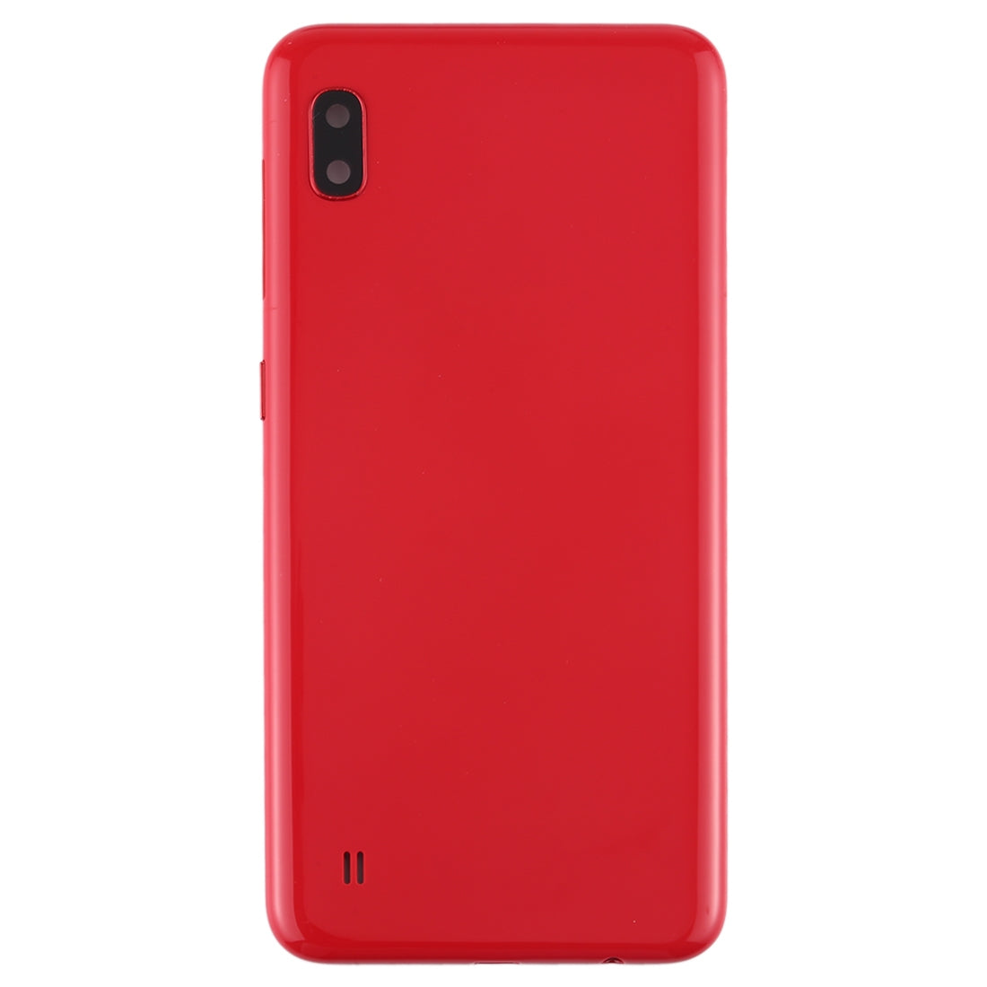 For Galaxy A10 SM-A105F/DS, SM-A105G/DS Battery Back Cover with Camera Lens Frame & Side Keys (Red)