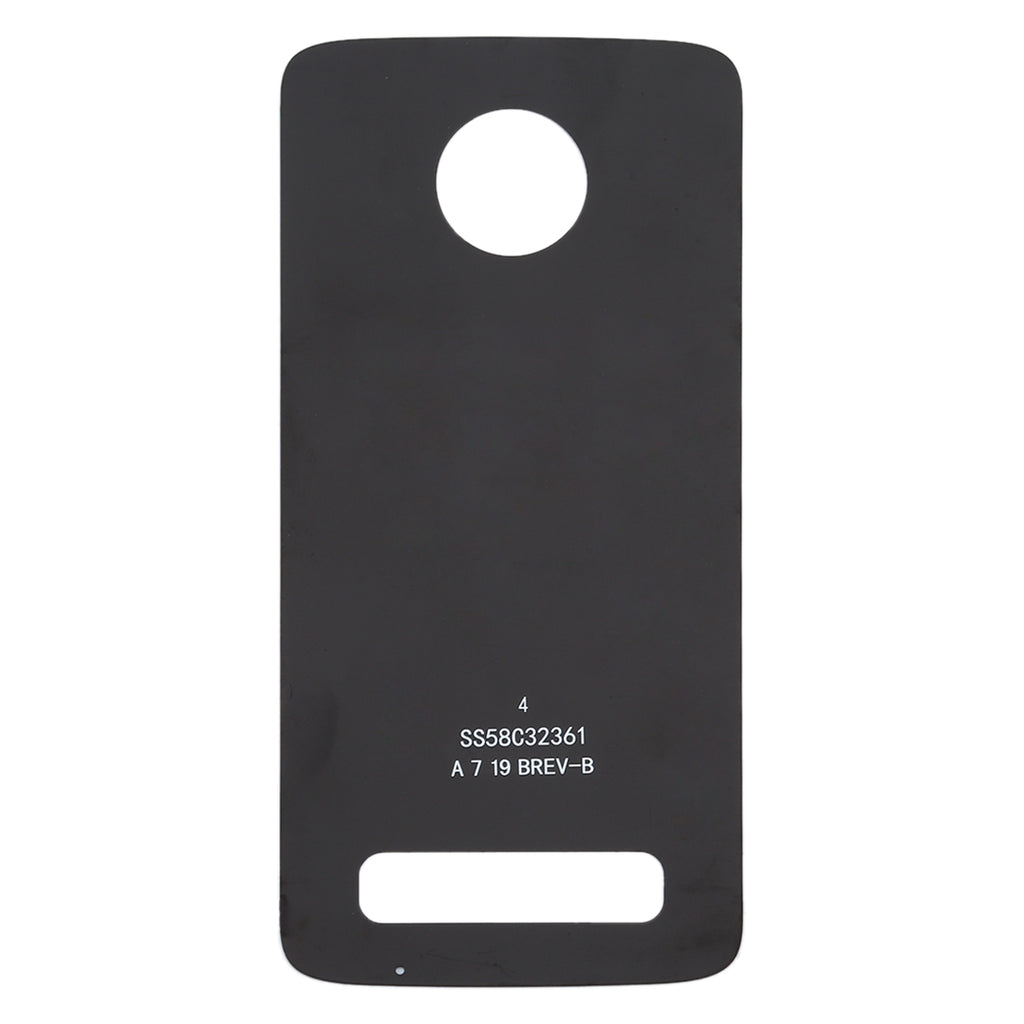 Battery Back Cover for Motorola Moto Z3 / XT1929(Black)