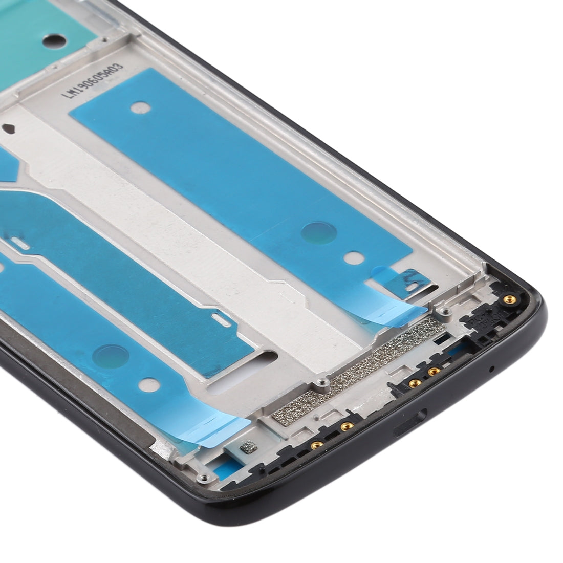 Front Housing LCD Frame Bezel Plate for Motorola Moto E5 Plus (Black)