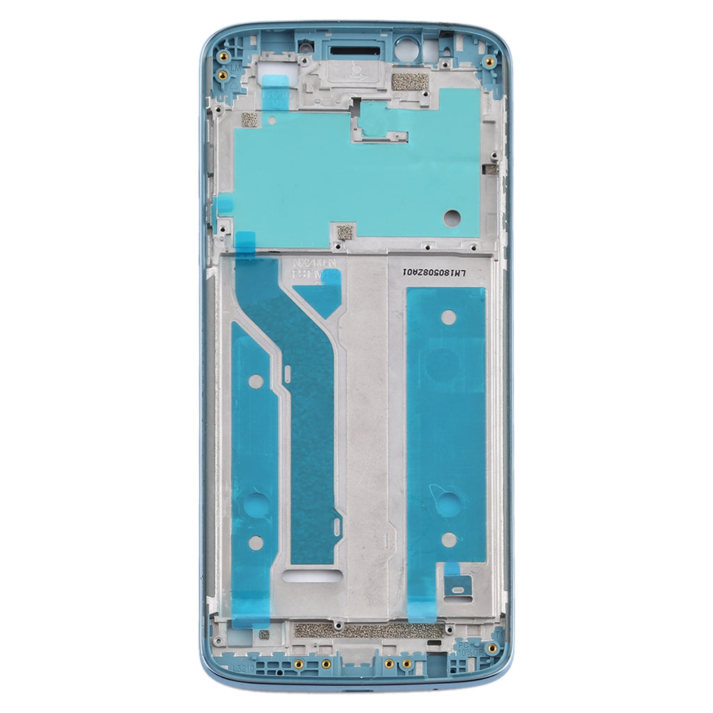 Front Housing LCD Frame Bezel Plate for Motorola Moto E5 Plus (Blue)