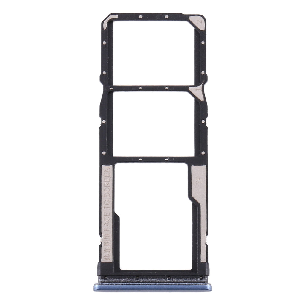 SIM Card Tray + SIM Card Tray + Micro SD Card Tray for Xiaomi Redmi Note 9S/Redmi Note 9 Pro Max/Redmi Note 9 Pro India / Note 10 Lite(Grey)