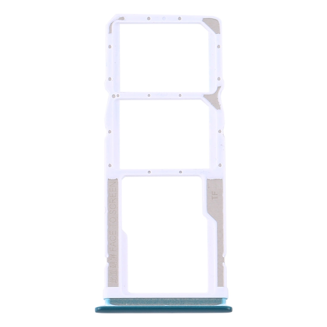 SIM Card Tray + SIM Card Tray + Micro SD Card Tray for Xiaomi Redmi 10X 4G / Redmi Note 9(Green)