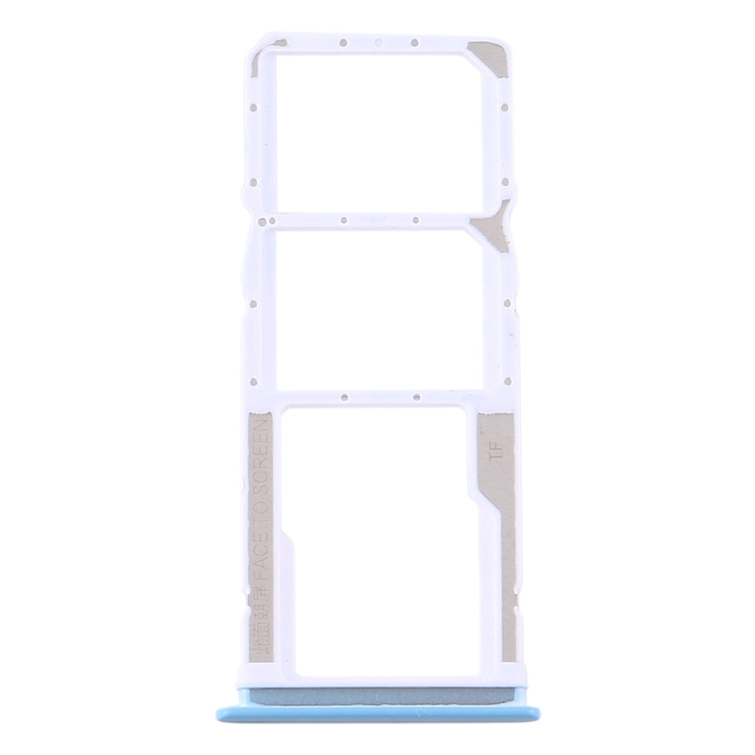 SIM Card Tray + SIM Card Tray + Micro SD Card Tray for Xiaomi Redmi 10X 4G / Redmi Note 9(White)