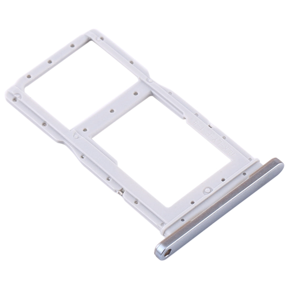 SIM Card Tray + SIM Card Tray / Micro SD Card Tray for Huawei Y9s(Silver)