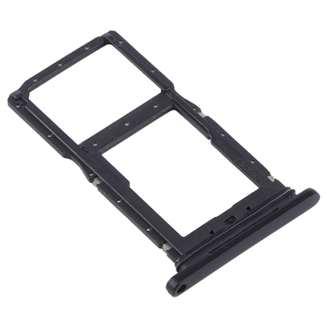 SIM Card Tray + SIM Card Tray / Micro SD Card Tray for Huawei Y9s 2020 (Black)