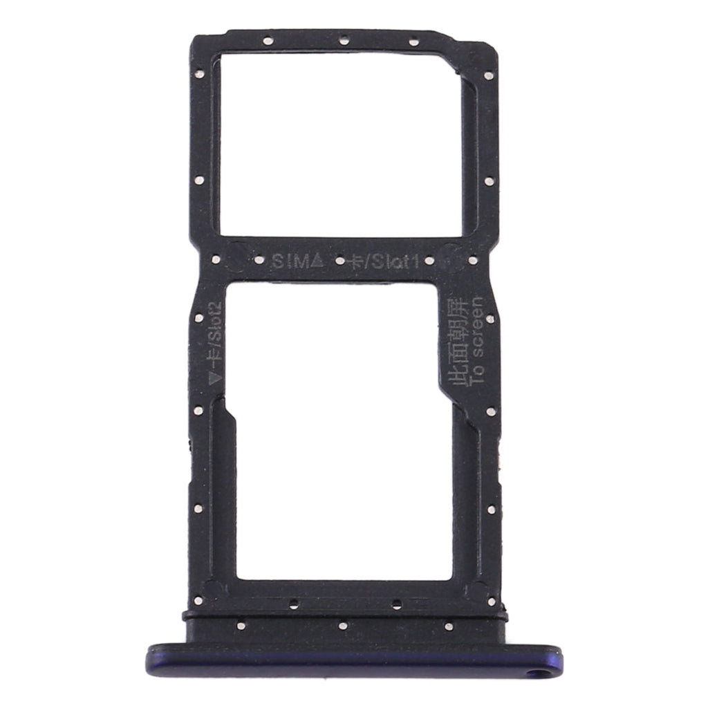 SIM Card Tray + SIM Card Tray / Micro SD Card Tray for Huawei Y9s 2020 (Purple)