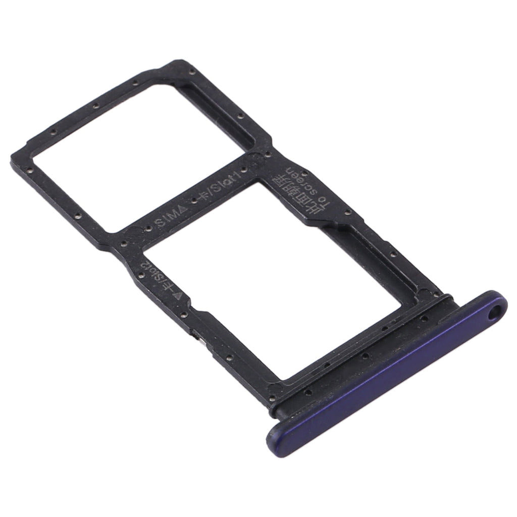 SIM Card Tray + SIM Card Tray / Micro SD Card Tray for Huawei Y9s 2020 (Purple)