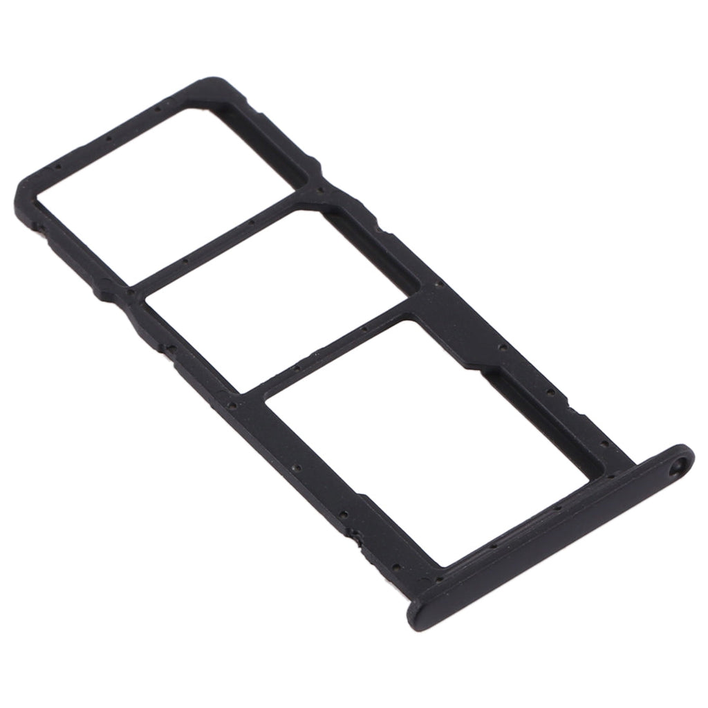 SIM Card Tray + SIM Card Tray + Micro SD Card Tray for Huawei Honor 8A Pro (Black)