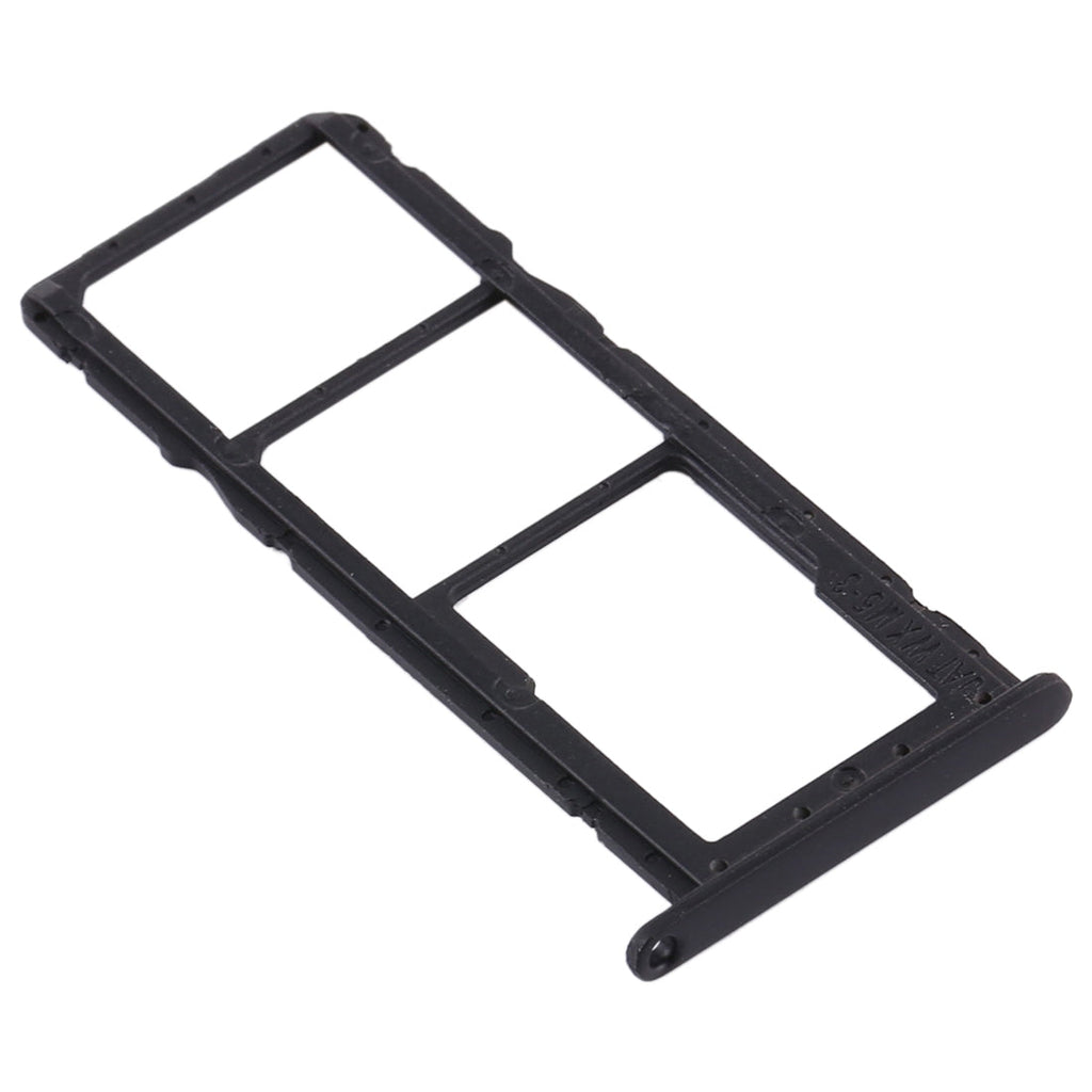 SIM Card Tray + SIM Card Tray + Micro SD Card Tray for Huawei Y6s (2019) (Black)