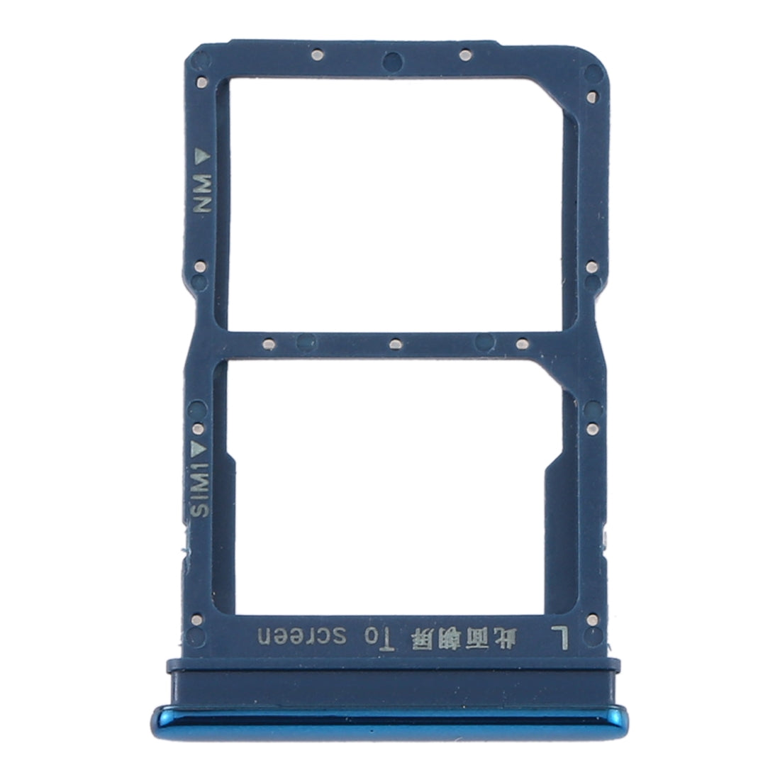 SIM Card Tray + NM Card Tray for Huawei P Smart 2020 (Green)