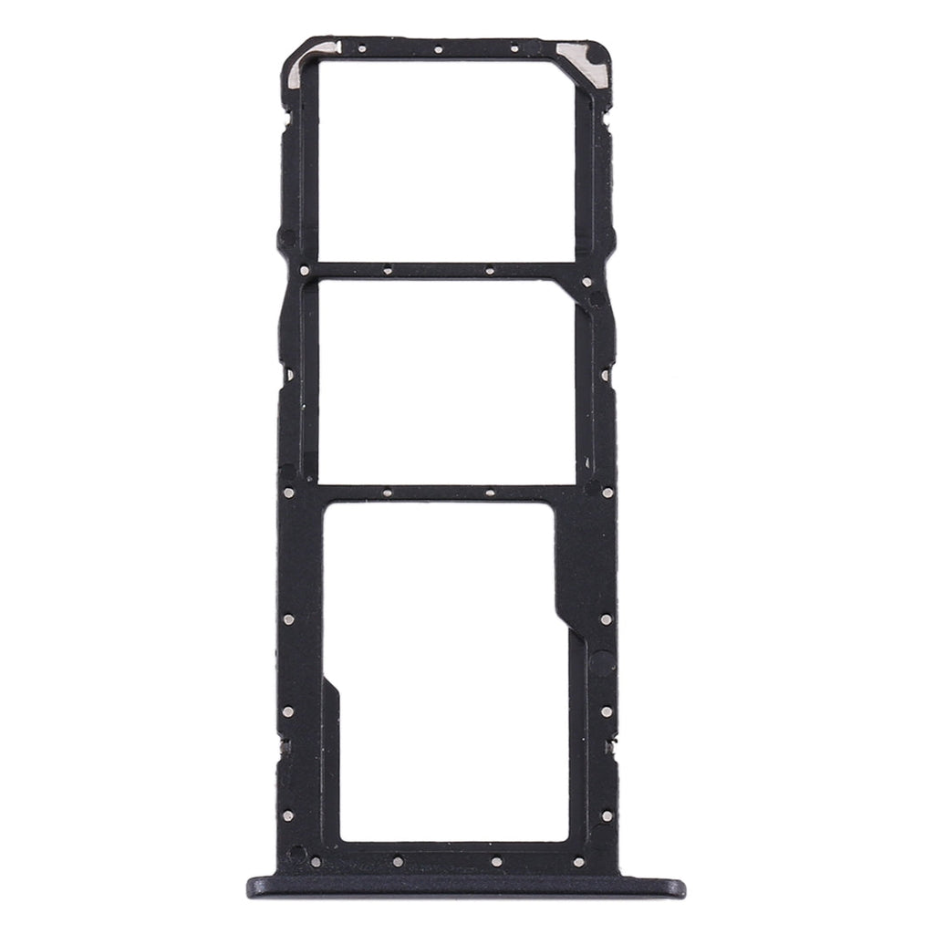 SIM Card Tray + SIM Card Tray + Micro SD Card Tray for Huawei Y6 Pro (2019) (Black)