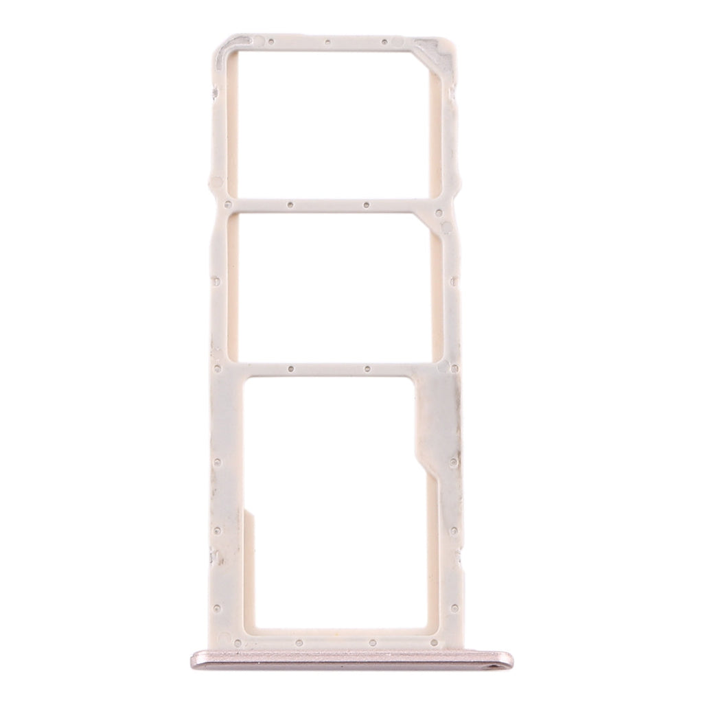 SIM Card Tray + SIM Card Tray + Micro SD Card Tray for Huawei Y6 (2019) (Gold)