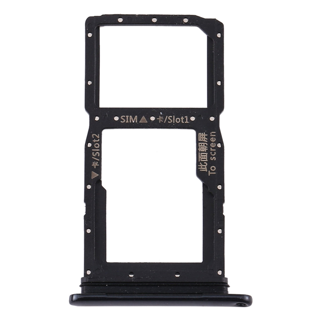 SIM Card Tray + SIM Card Tray / Micro SD Card Tray for Huawei Enjoy Z 5G (Black)