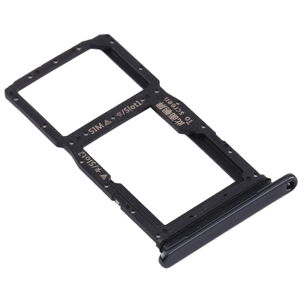 SIM Card Tray + SIM Card Tray / Micro SD Card Tray for Huawei Enjoy Z 5G (Black)