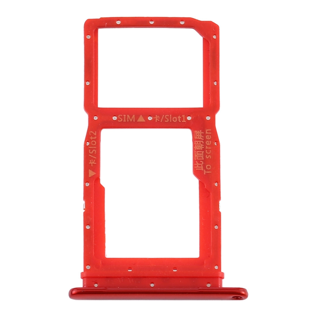 SIM Card Tray + SIM Card Tray / Micro SD Card Tray for Huawei Enjoy Z 5G (Red)