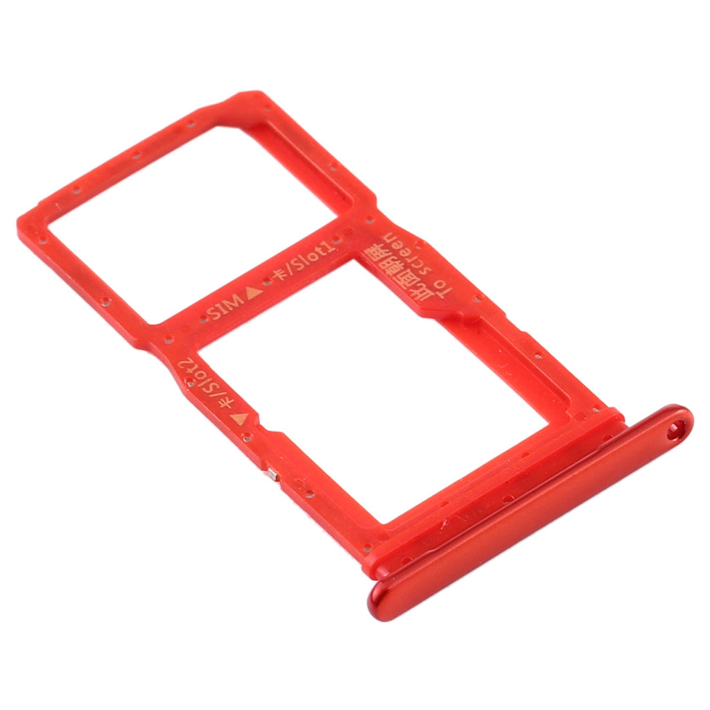 SIM Card Tray + SIM Card Tray / Micro SD Card Tray for Huawei Enjoy Z 5G (Red)