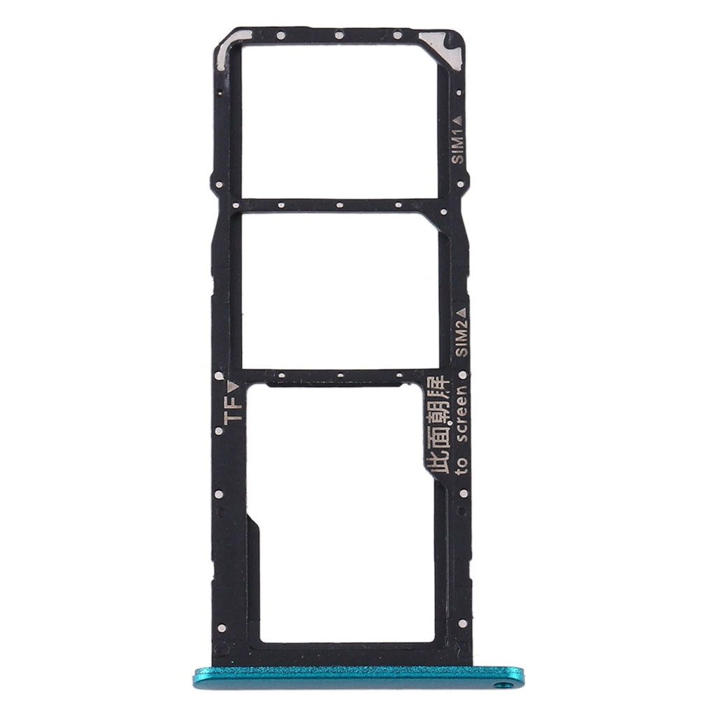 SIM Card Tray + SIM Card Tray + Micro SD Card Tray for Huawei Y6p (Green)
