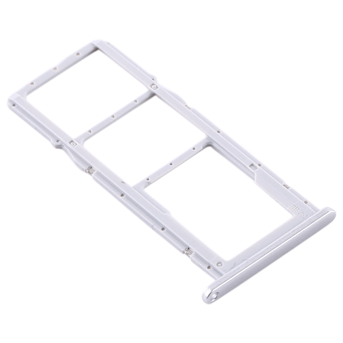 SIM Card Tray + SIM Card Tray + Micro SD Card Tray for Huawei Y6p (Silver)