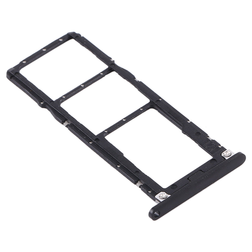 SIM Card Tray + SIM Card Tray + Micro SD Card Tray for Huawei Enjoy Max (Black)