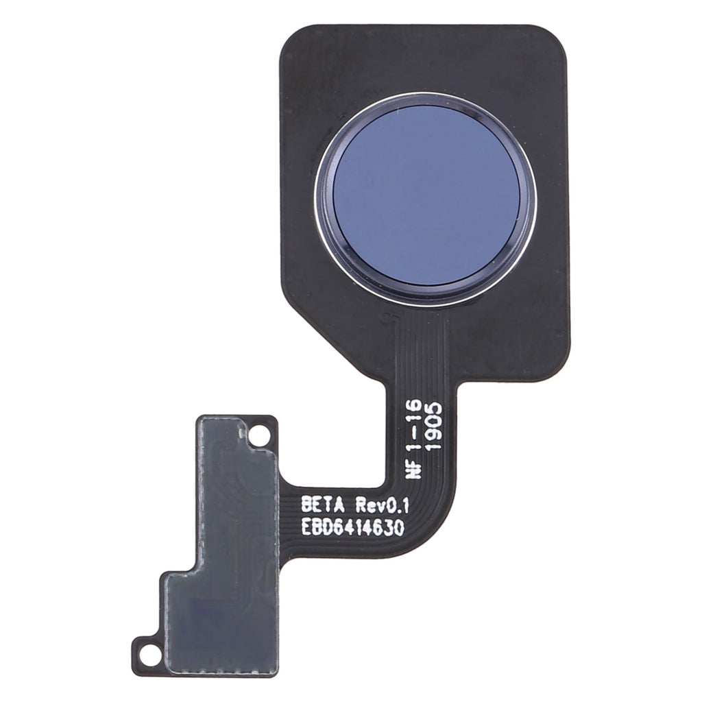 Fingerprint Sensor Flex Cable for LG G8s ThinQ LMG810 LM-G810 LMG810EAW (Black)