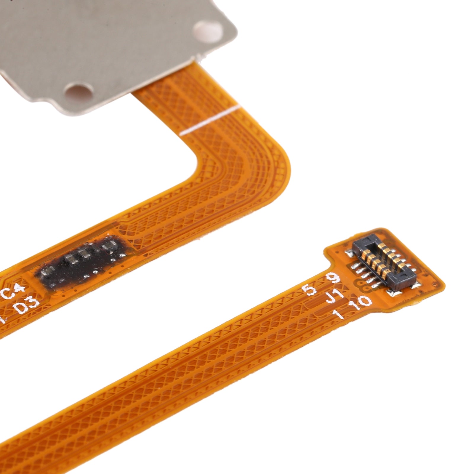 Fingerprint Sensor Flex Cable for Nokia 7.2 / 6.2 / TA-1193 / TA-1178 / TA-1196 / TA-1181 / TA-1200 / TA-1198 / TA-1201 / TA-1187(Silver)