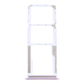 SIM Card Tray + SIM Card Tray + Micro SD Card Tray for Xiaomi Redmi 9/Poco C31(Pink)