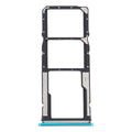 SIM Card Tray + SIM Card Tray + Micro SD Card Tray for Xiaomi Redmi 9(Green)