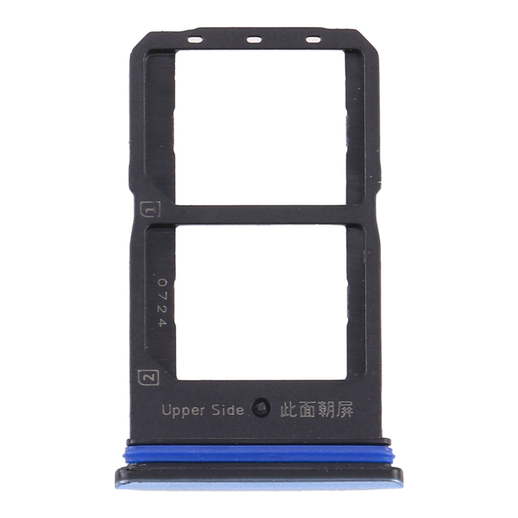 For Vivo Y70s V2002A SIM Card Tray + SIM Card Tray (Silver)