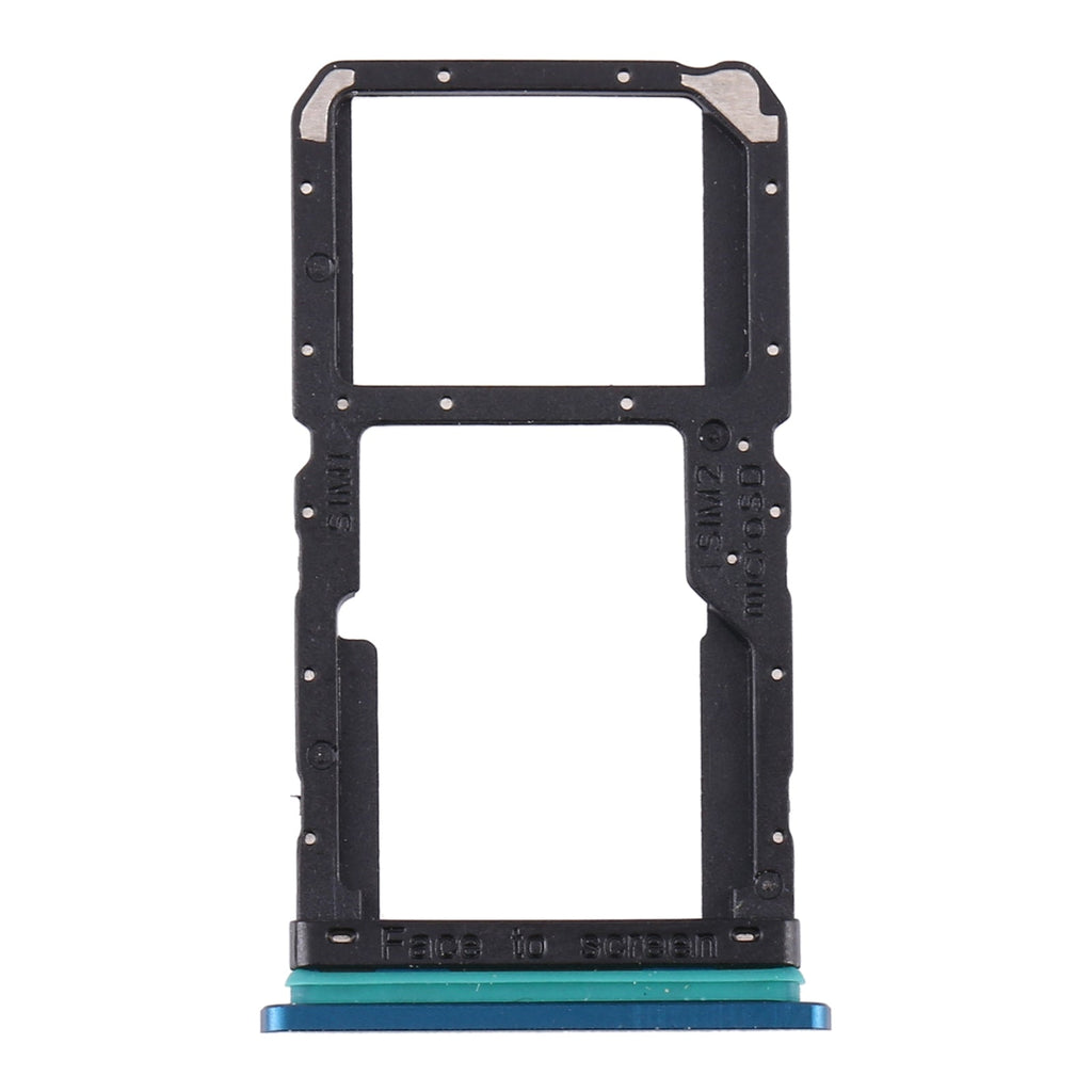 For OPPO Reno2 PCKM70 PCKT00 PCKM00 CPH1907  SIM Card Tray + SIM Card Tray / Micro SD Card Tray (Green)