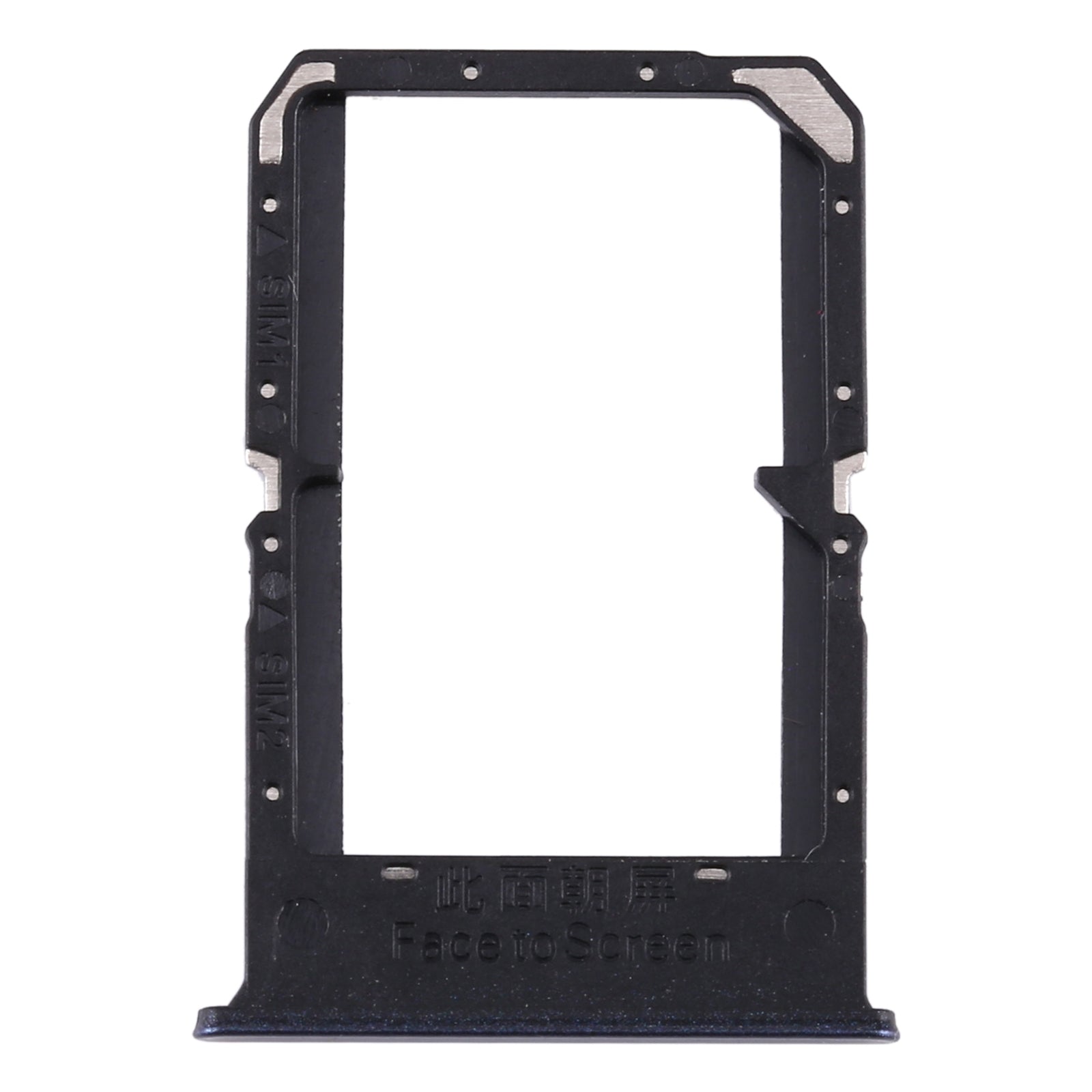 For OPPO A72 5G / K7X 5G / A53 5G SIM Card Tray + SIM Card Tray(Black)