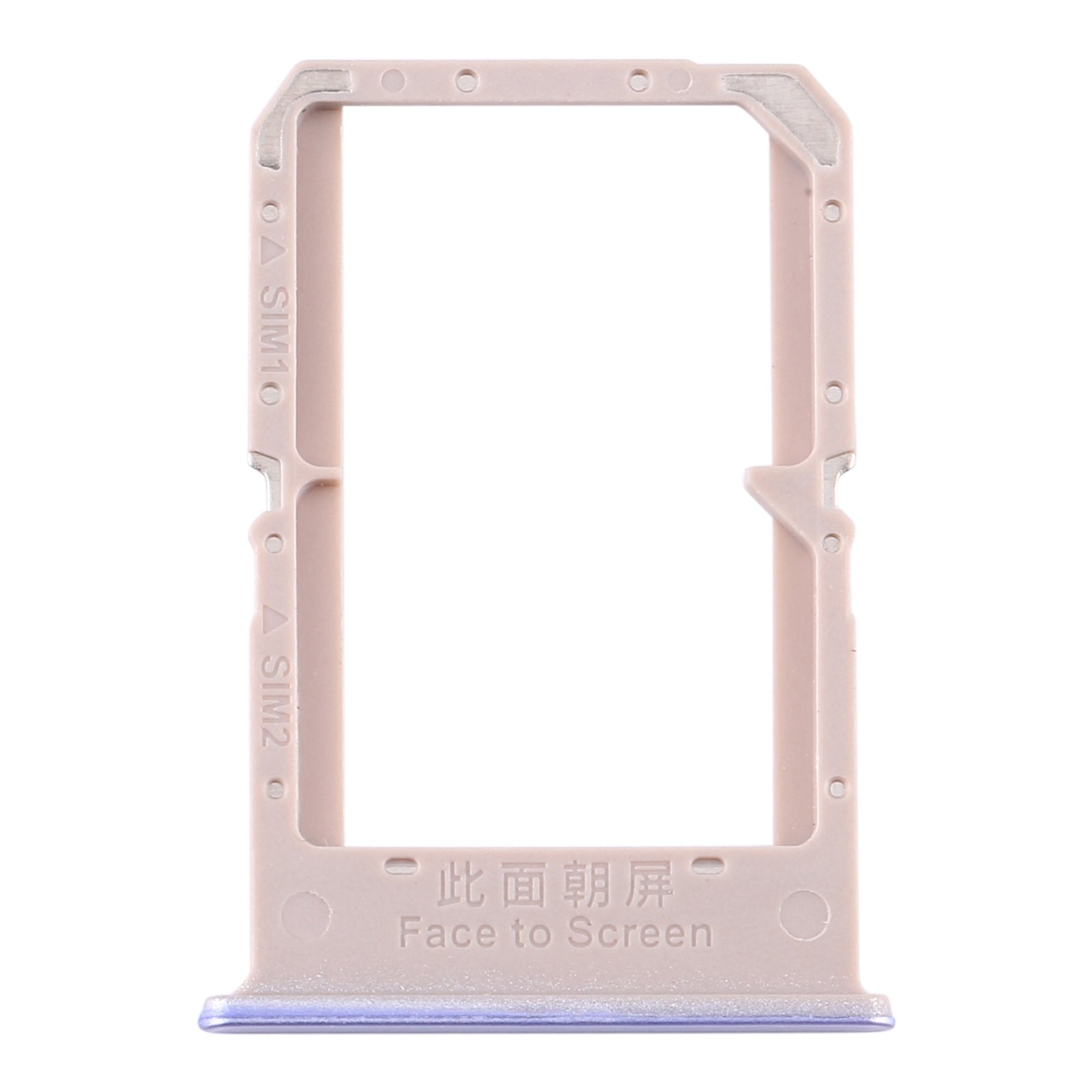For OPPO A72 5G / K7X 5G / A53 5G SIM Card Tray + SIM Card Tray(Purple)