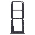 For OPPO A32 / A53 4G / A33 2020 / A53s / A11s PDVM00  SIM Card Tray + SIM Card Tray + Micro SD Card Tray(Black)